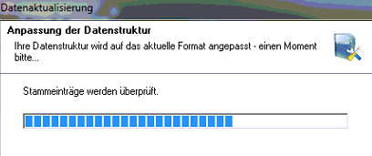 Anpassung der Datenstruktur