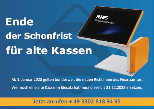 Ende der Schonfrist für alte Kassen