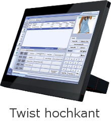 Stabile Tablet Kasse AURES Twist