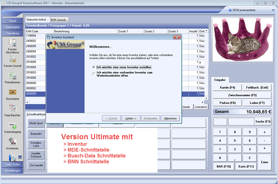 Kassensoftware 6.0 Ultimate