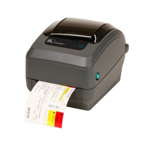 Eintrittskarten Drucker Zebra GX420d mit Etikett
