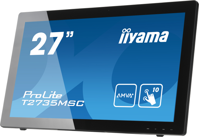 Touchmonitor 27 Zoll iiyama ProLite T2735MSC Vorderseite