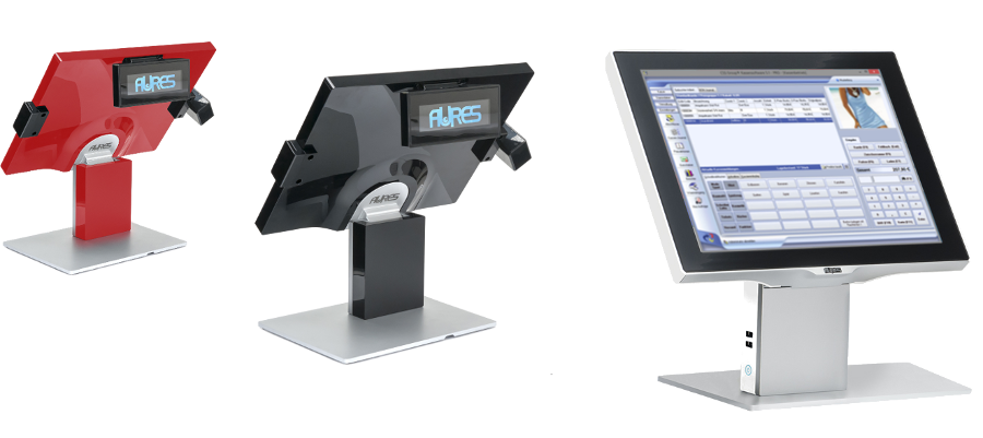 Touchmonitor AURES Sango in verschiedenen Farben