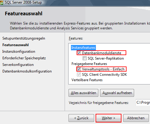 Installation_SQL-Server_2008_Express2_Featureauswahl.gif